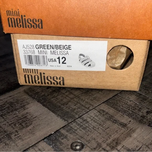 MINI MELISSA  Ioio + Fabula Inf Sandal, Yellow & Blue  NIB SZ12 - Picture 7 of 7